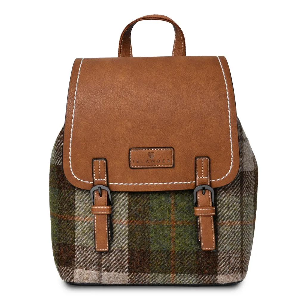 Islander Large Jura Backpack with Harris Tweed