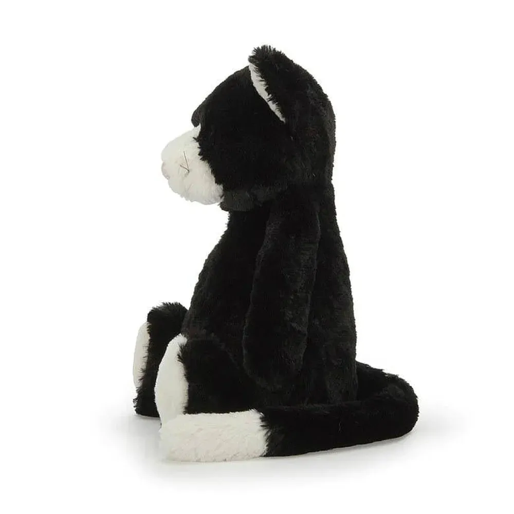 Jellycat Bashful Black & White Kitten - Medium