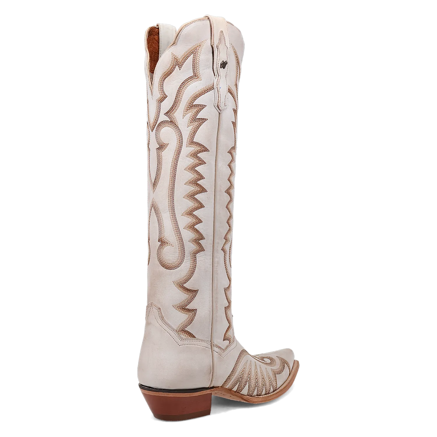 Josie White Leather Boots (DS)