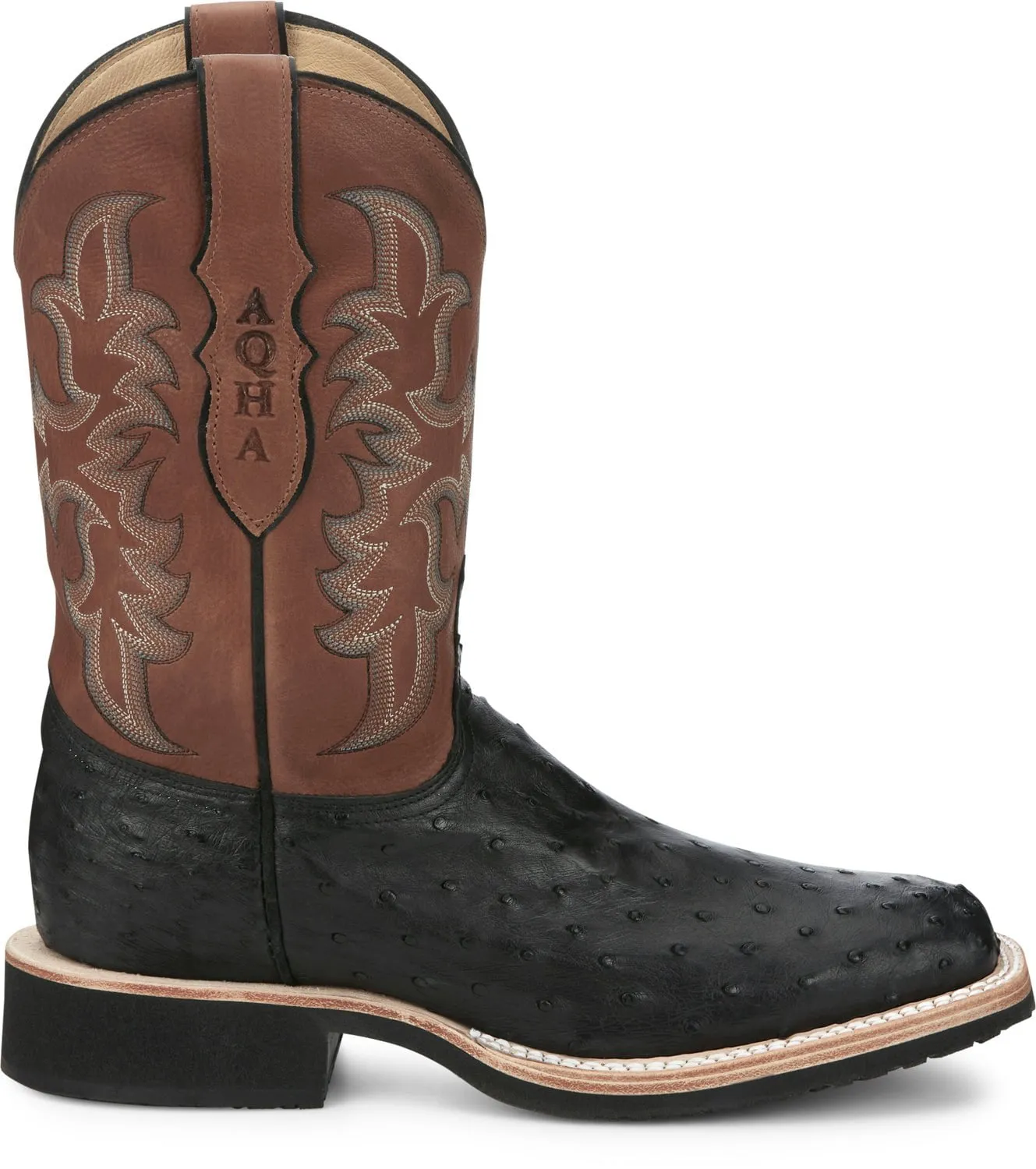 Justin 11in Mens Oak Drover Leather Cowboy Boots