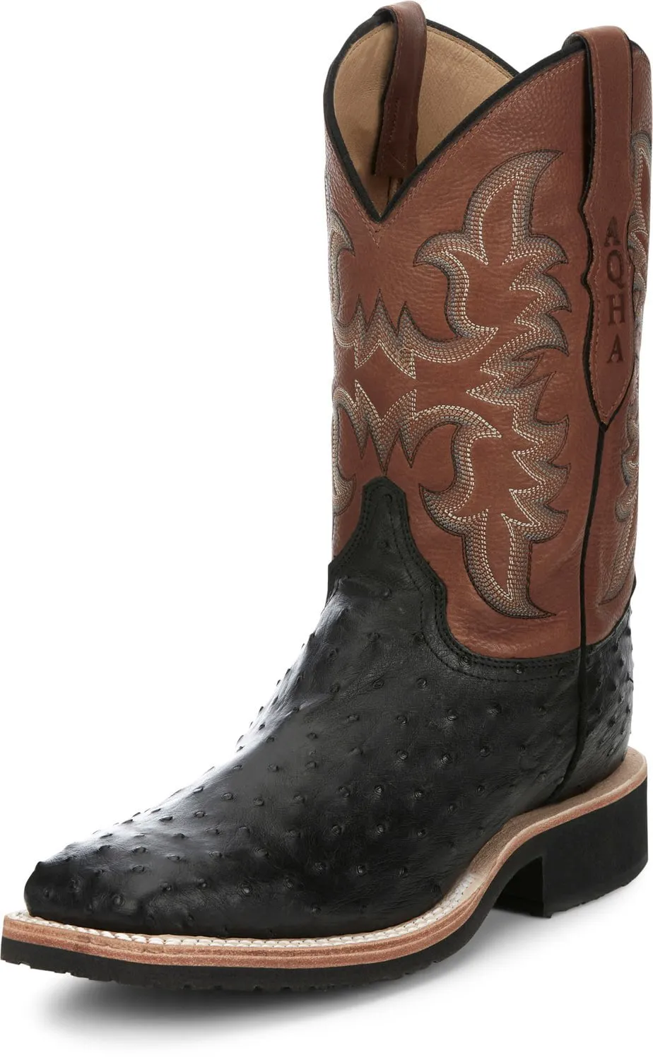 Justin 11in Mens Oak Drover Leather Cowboy Boots