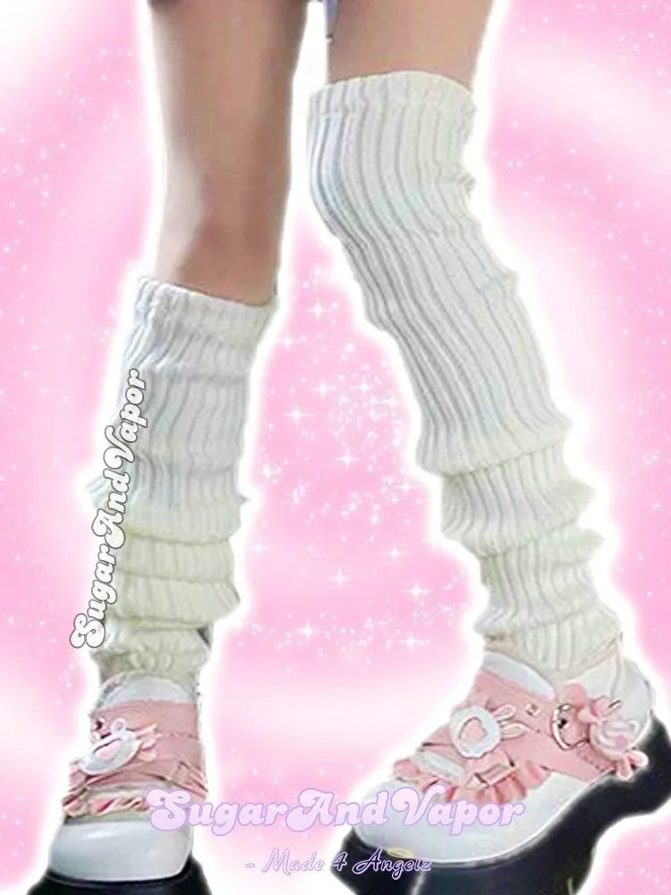 Kawaii Thigh High Knitted Leg Warmers