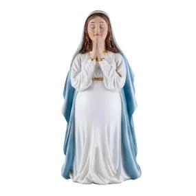 Kneeling Expectant Mary Statue 6.5