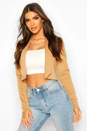 Lapel Crop Blazer