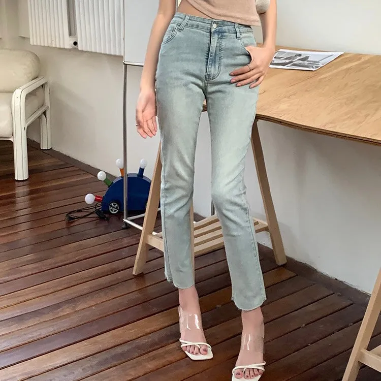 Light Blue Crop Jeans