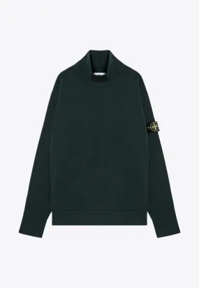 Logo-Patch High-Neck Sweater