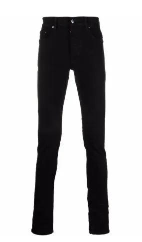 LOGO-PLAQUE SKINNY JEANS