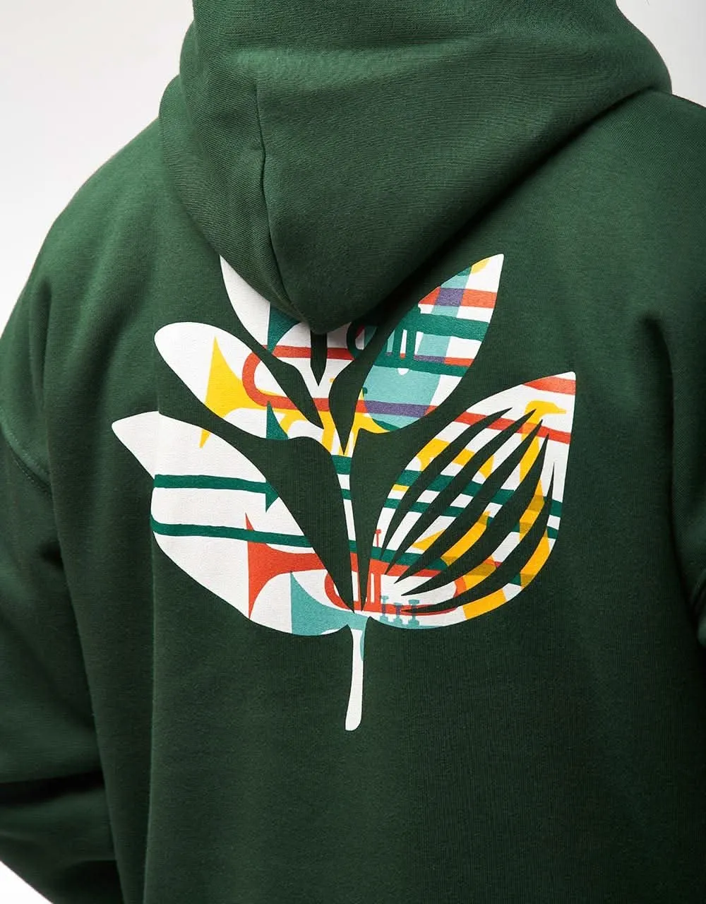 Magenta Jazz Pullover Hoodie - Green