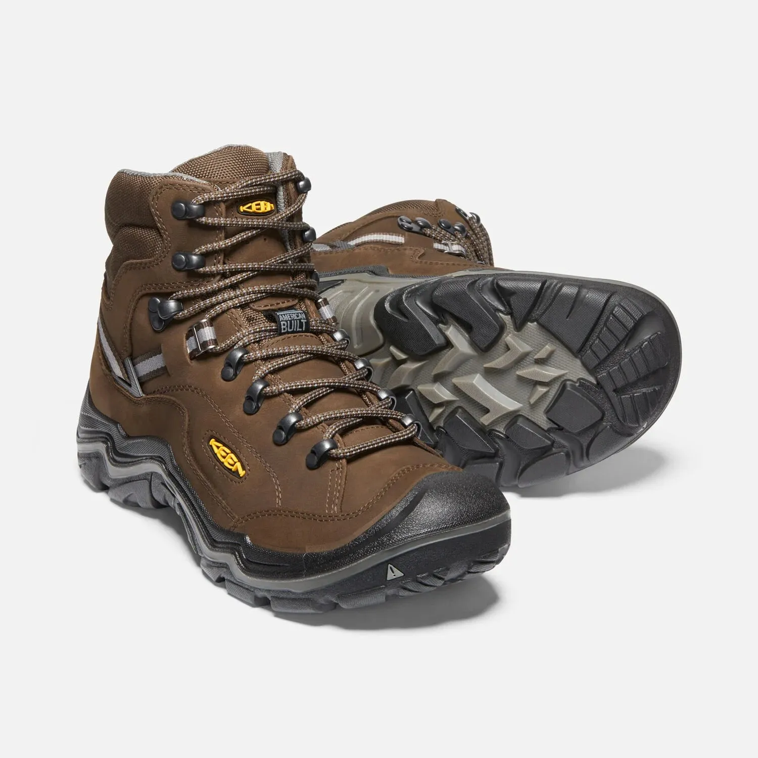 Men's Keen Durand II Waterproof Boot Color: Cascade Brown/ Gargoyle