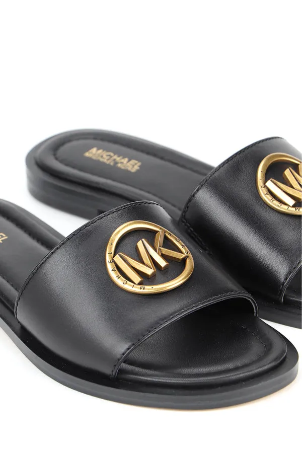 Michael Kors Brynn Leather Slide