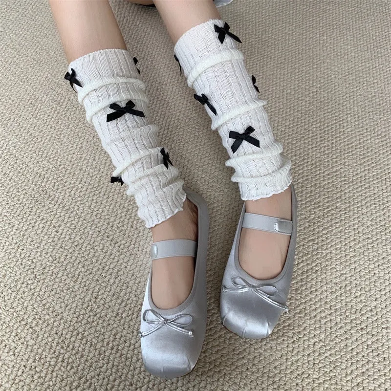 Mini Ribbon Leg Warmers