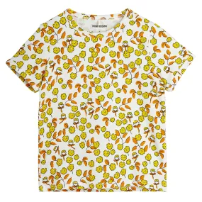 Mini Rodini Child Flowers T-shirt Yellow