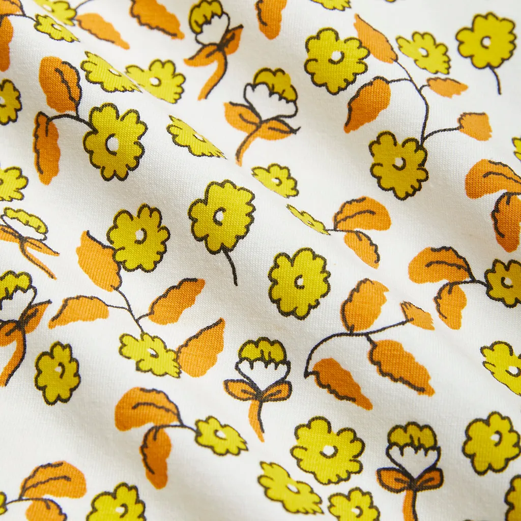 Mini Rodini Child Flowers T-shirt Yellow