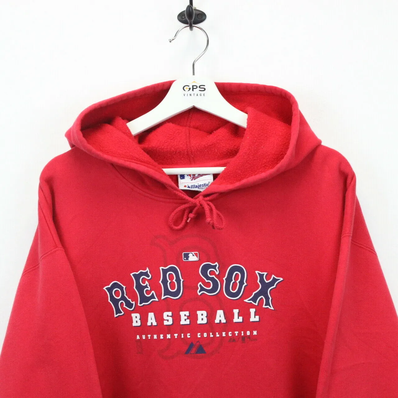 MLB 00s Boston RED SOX Hoodie Red | XL