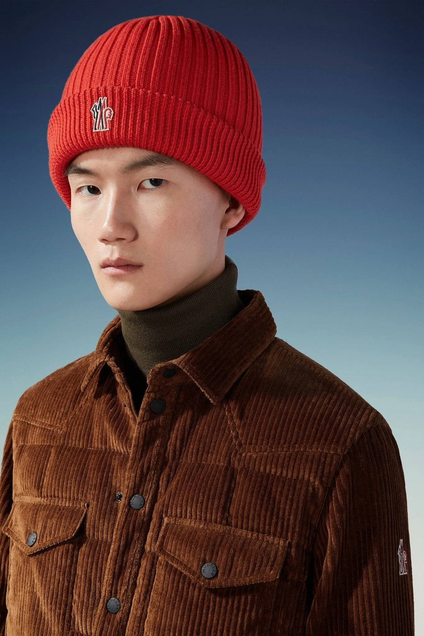 Moncler Grenoble - Bonnet Logo Pure Laine