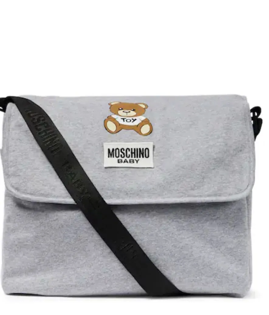 Moschino Diaper Bag Grey