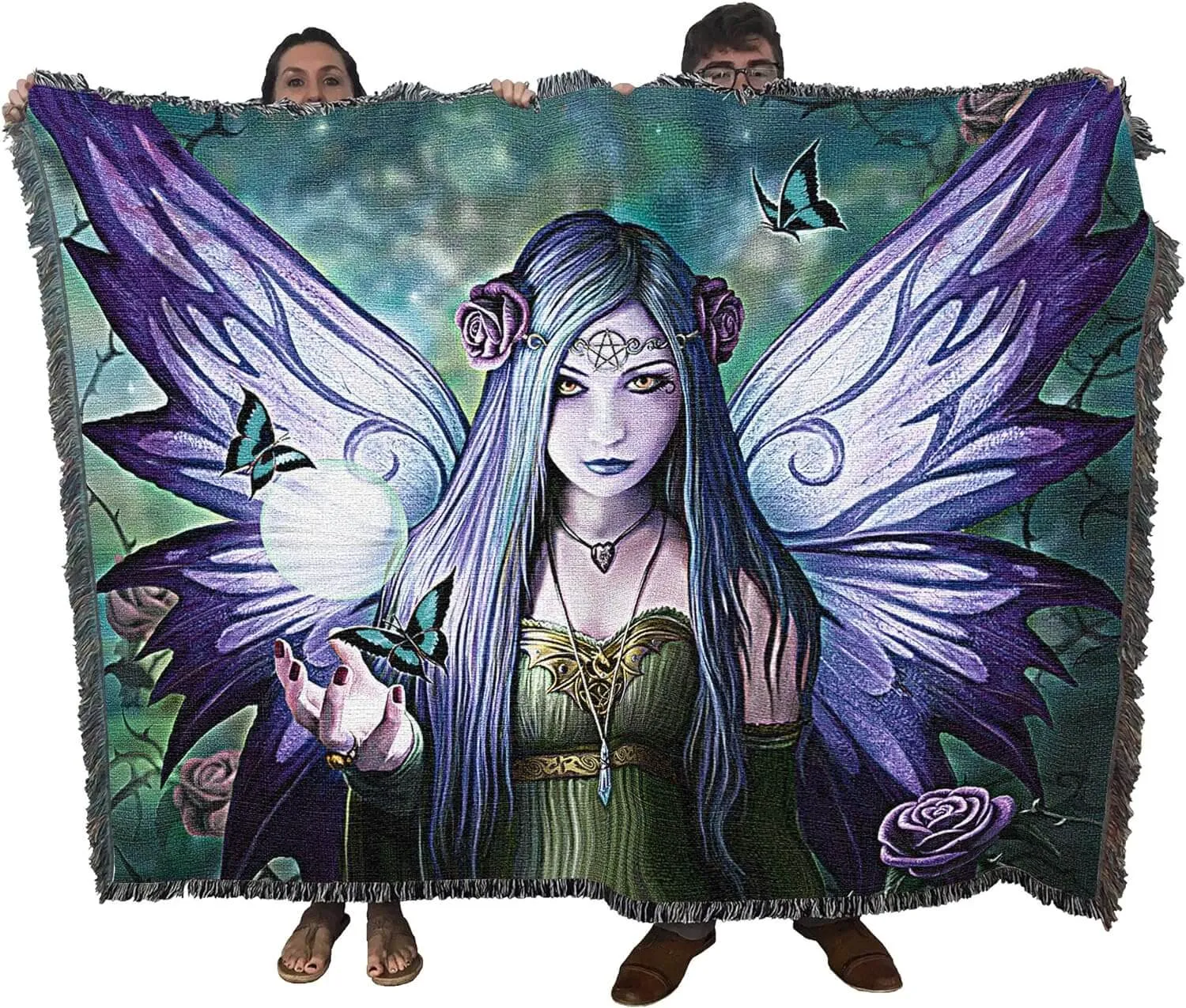 Mystic Aura Tapestry Blanket