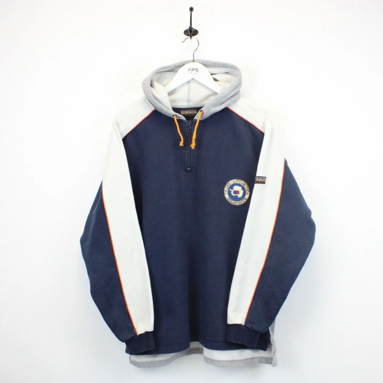 NAPAPIJRI Hoodie Navy Blue | Medium