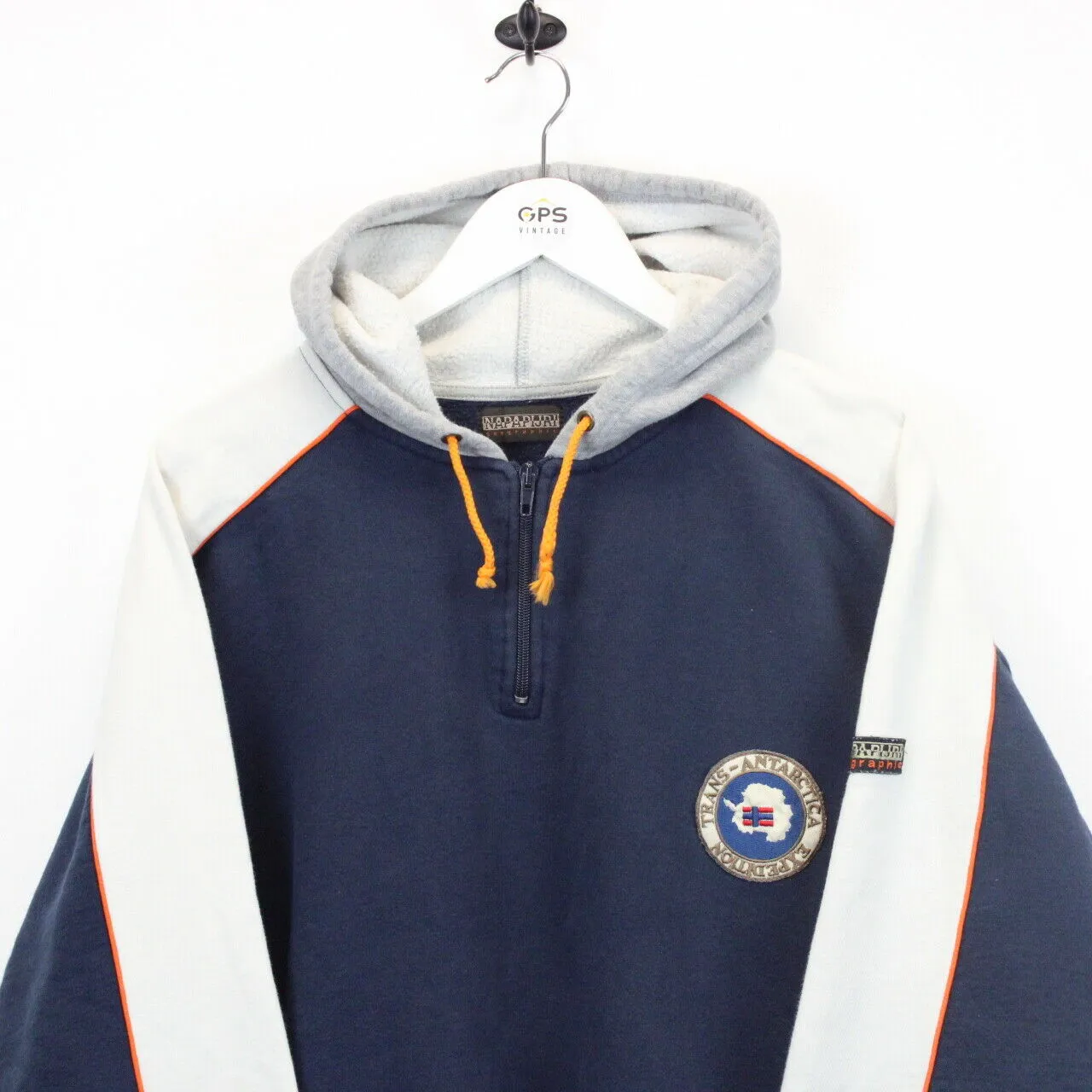 NAPAPIJRI Hoodie Navy Blue | Medium