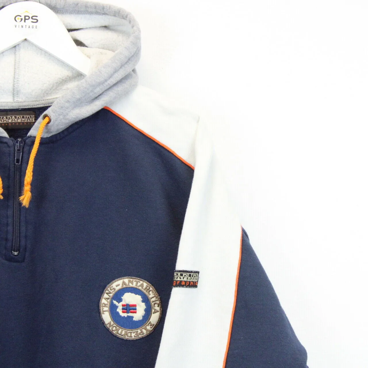 NAPAPIJRI Hoodie Navy Blue | Medium