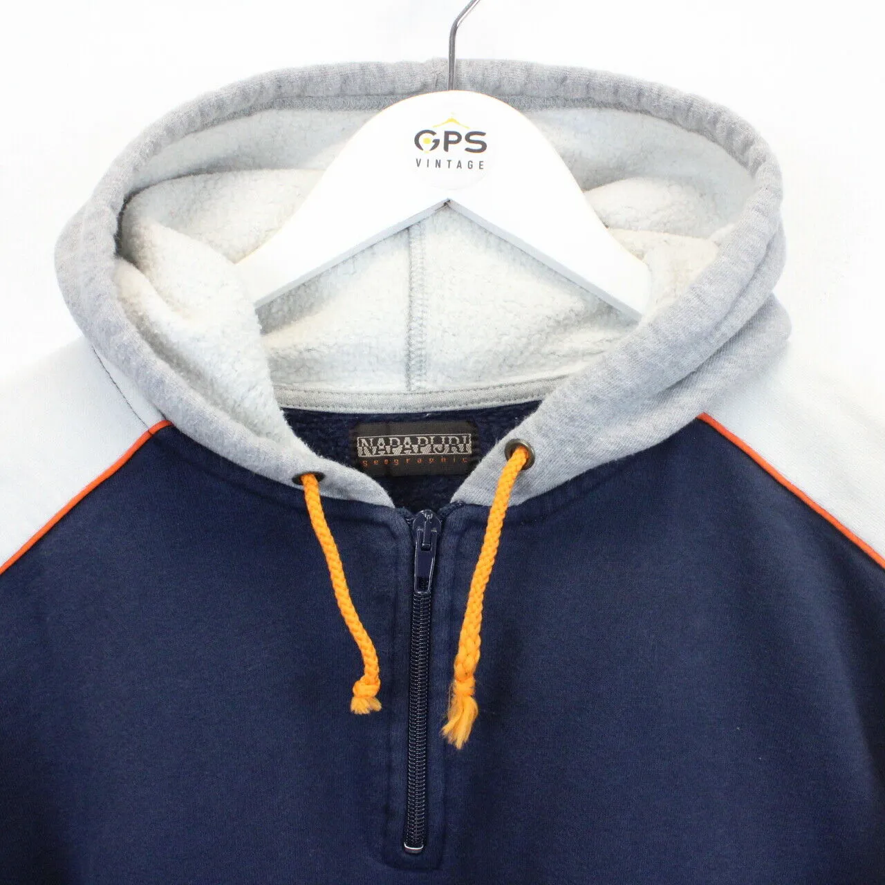 NAPAPIJRI Hoodie Navy Blue | Medium