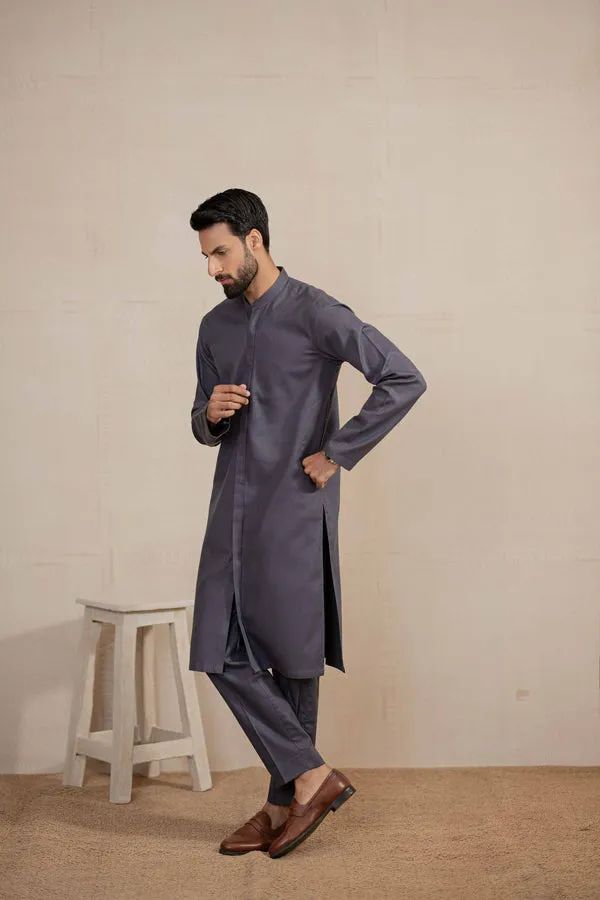 Naqsh by Nishat Men's Unstitched Cotton Fabric 2Pc Suit - 42309035