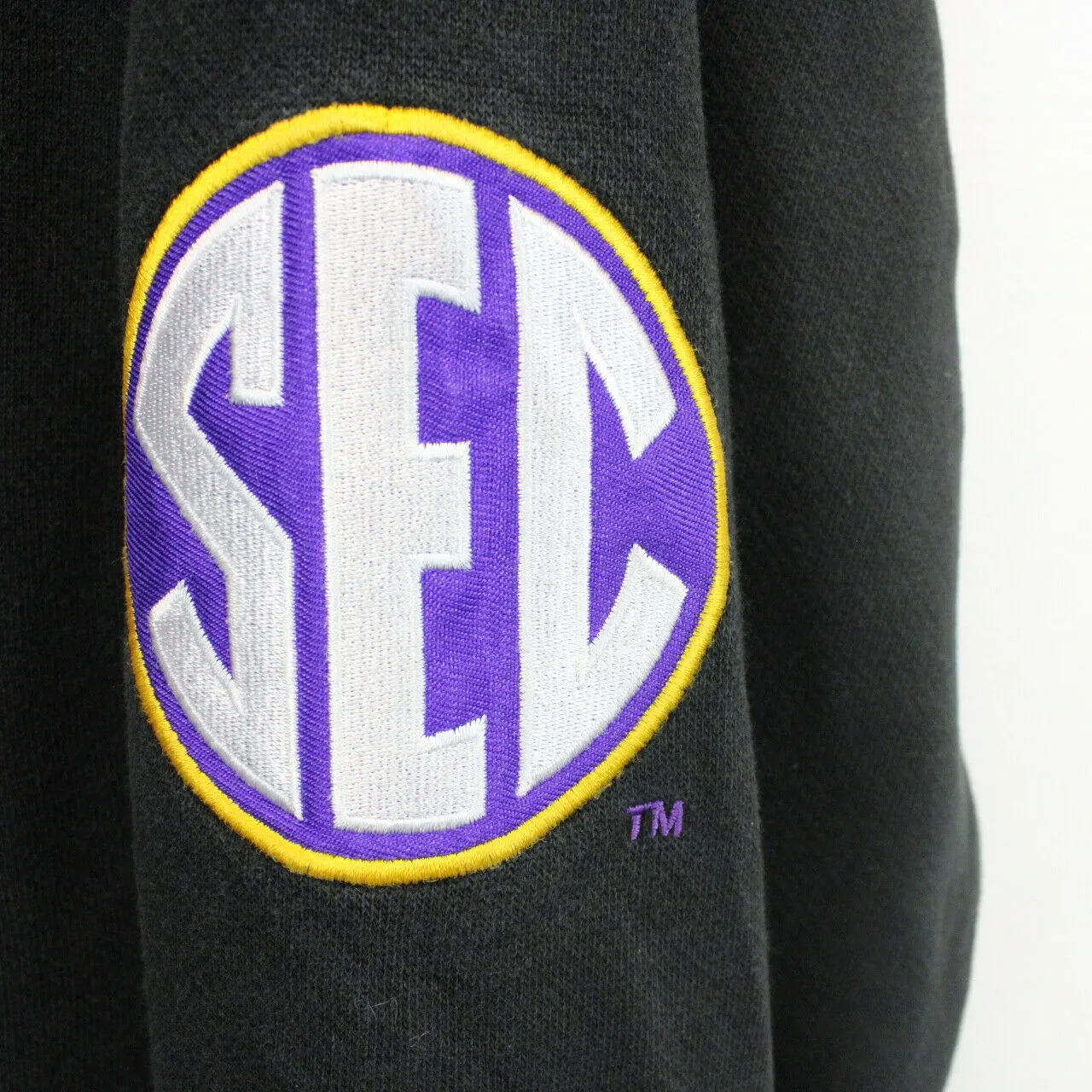 NCAA LSU TIGERS Hoodie Black | Medium