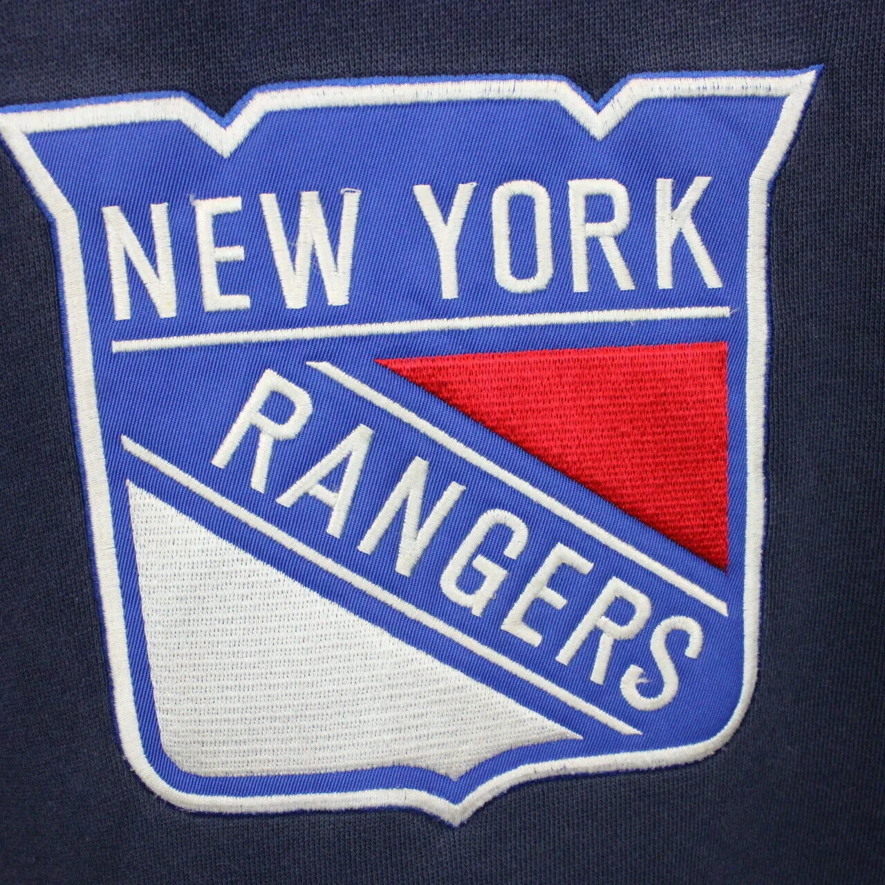 NHL REEBOK New York RANGERS Hoodie Navy Blue | XL