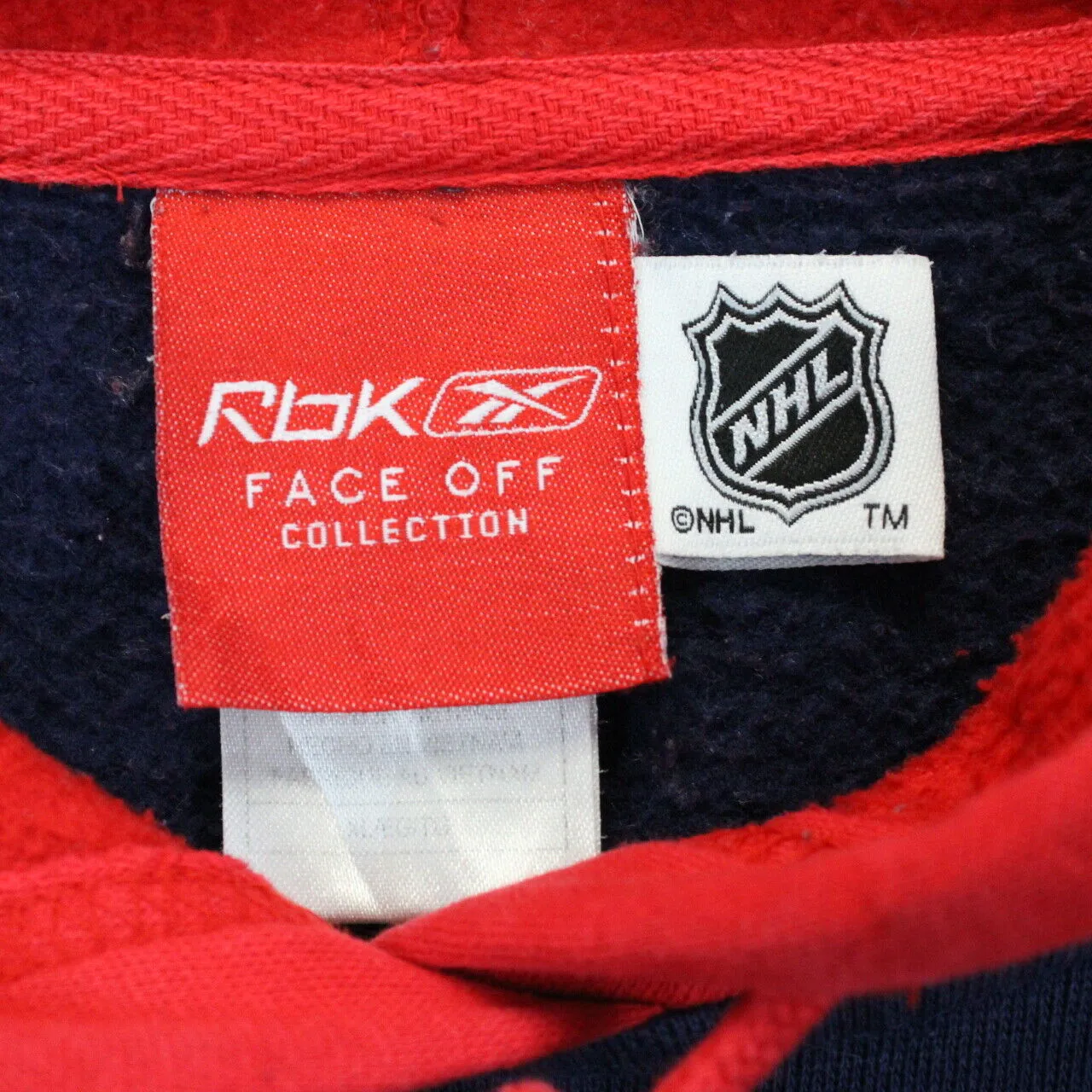 NHL REEBOK New York RANGERS Hoodie Navy Blue | XL