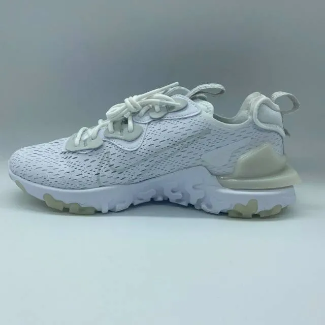 Niike react vision running shoes white grey cd4373-101 men's size 9