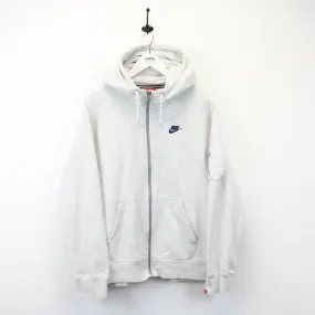 NIKE 00s Hoodie Light Grey | Large