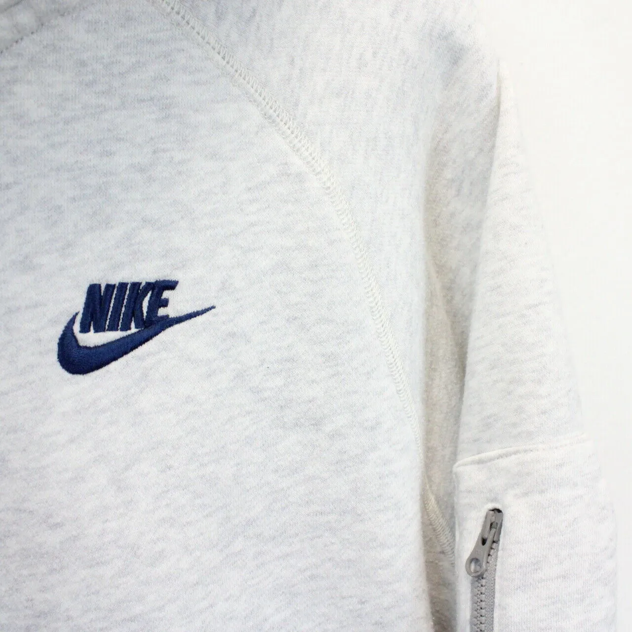 NIKE 00s Hoodie Light Grey | Large