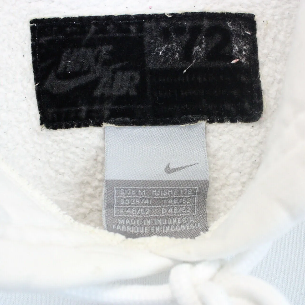 NIKE AIR 00s Hoodie White | Medium