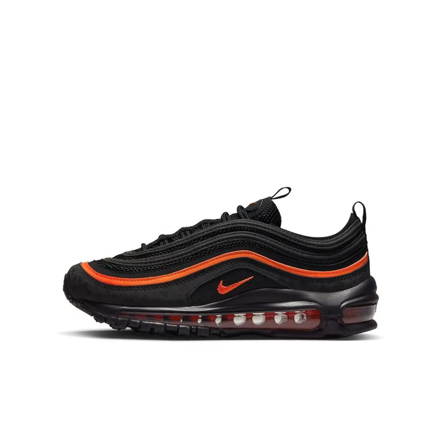 Nike Air Max 97 (GS) - BLACK/BLACK-SAFETY ORANGE