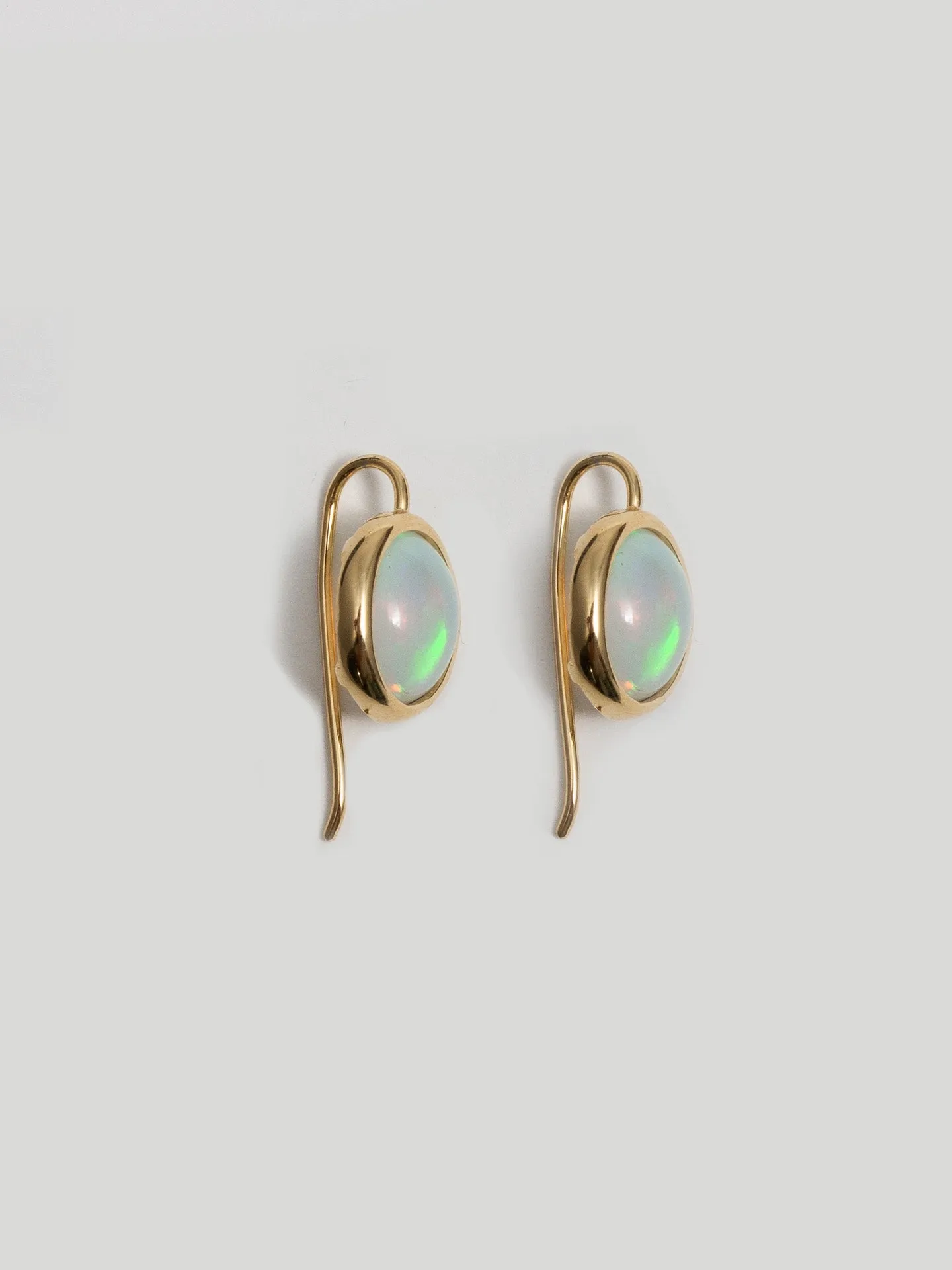 Opal French Hook Earrings