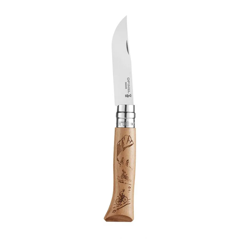 OPINEL - Engraved No 8 Alpine Adventures Biking Knife