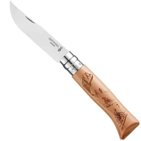 OPINEL - Engraved No 8 Alpine Adventures Biking Knife