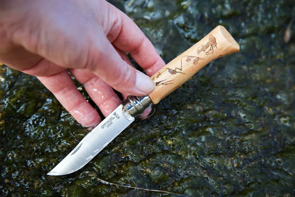 OPINEL - Engraved No 8 Alpine Adventures Hiking Knife