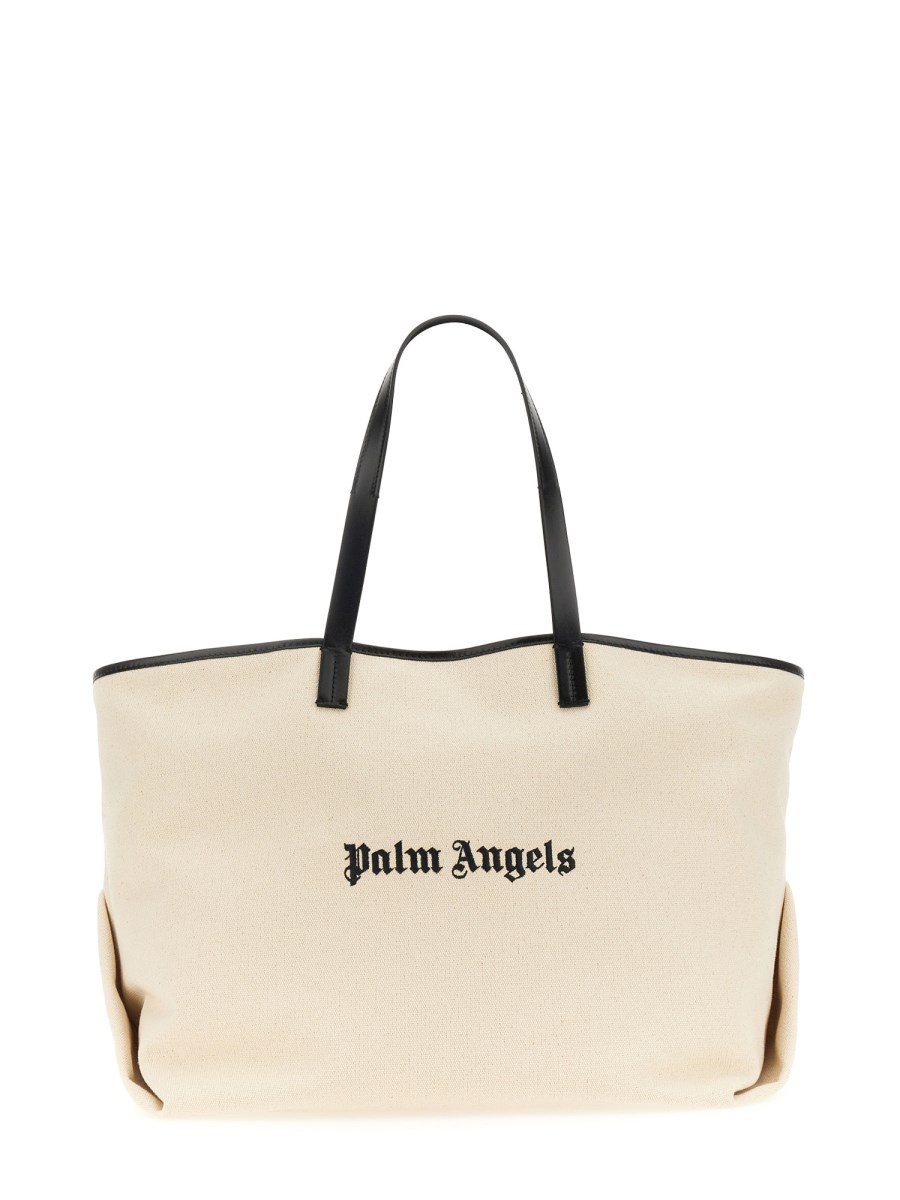 PALM ANGELS    CANVAS LOGO TOTE BAG