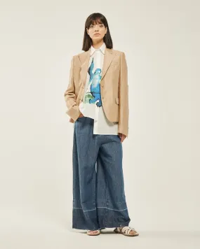 Pantaloni jeans wide leg