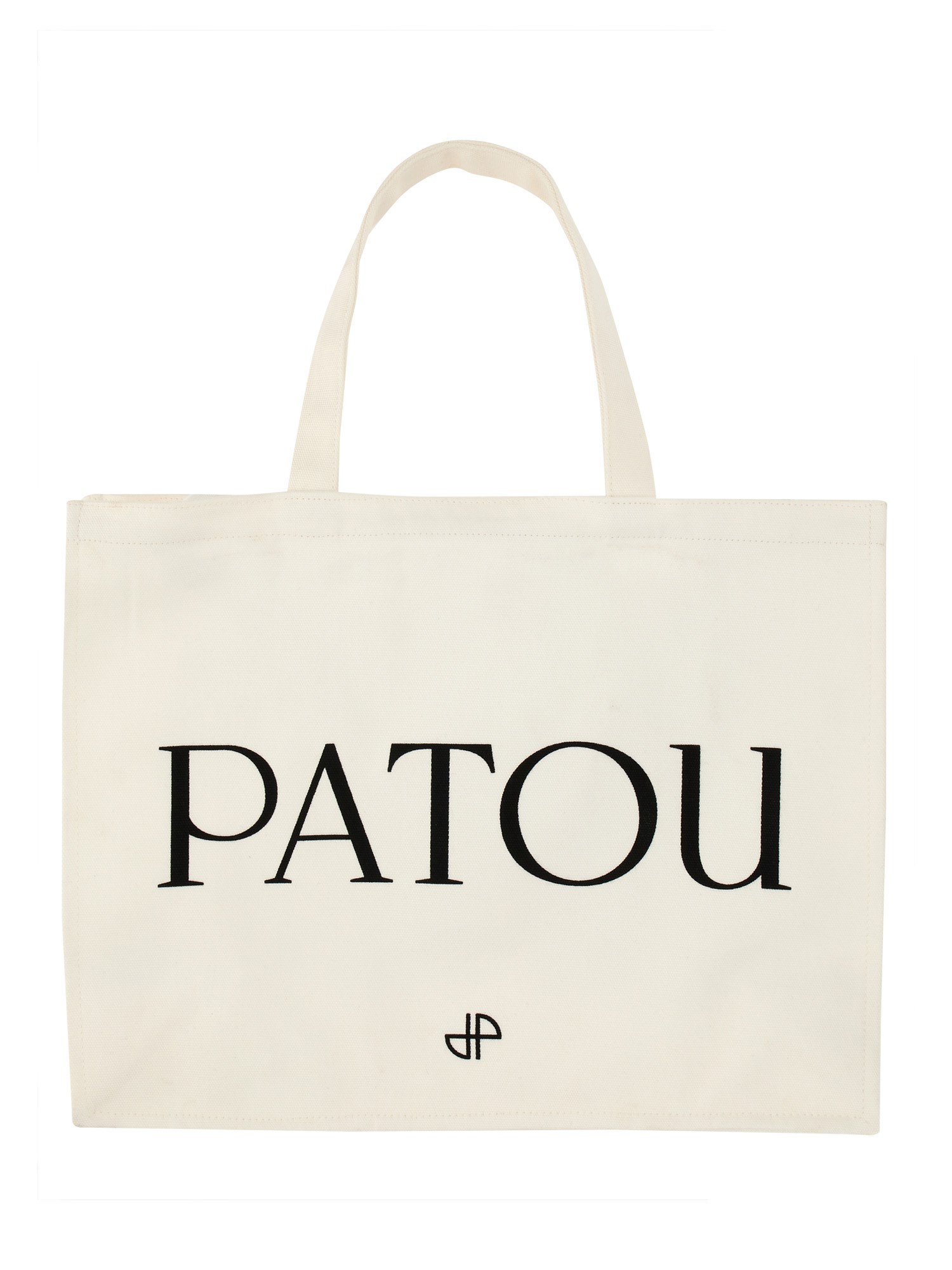 PATOU    LARGE COTTON TOTE BAG