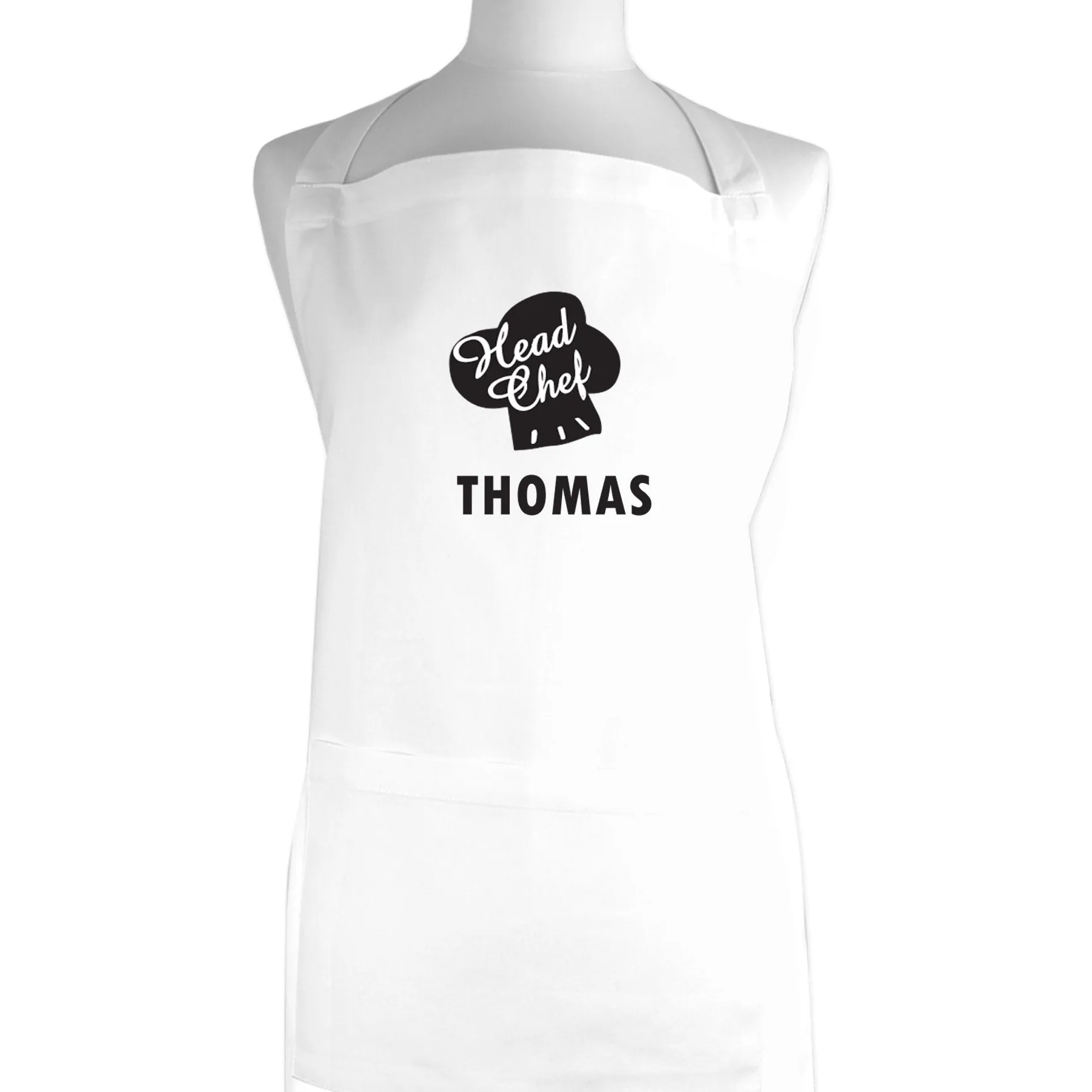 Personalised Head Chef Apron