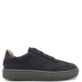 Porte Black and Olive Gum Elastic Sneaker