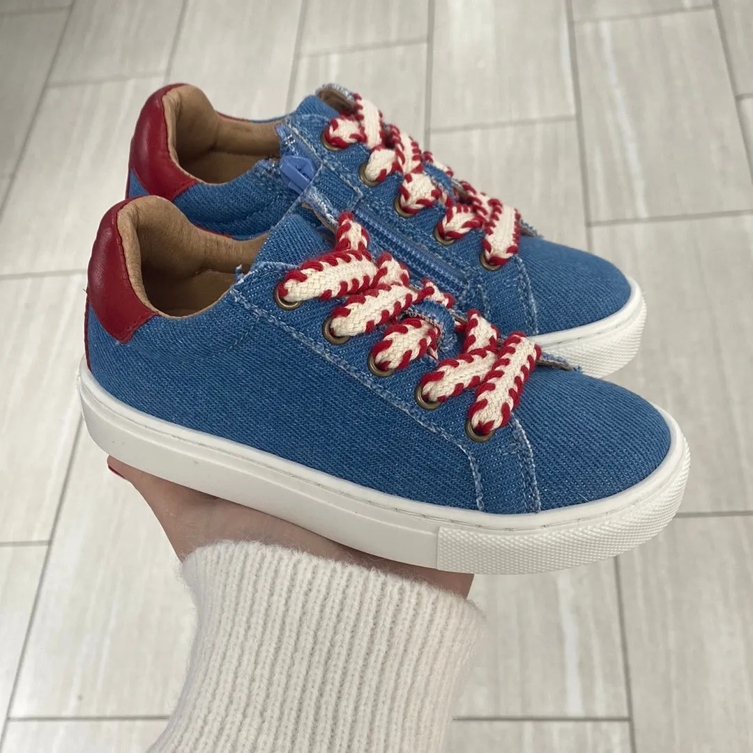 Porte Denim Zipper Sneaker