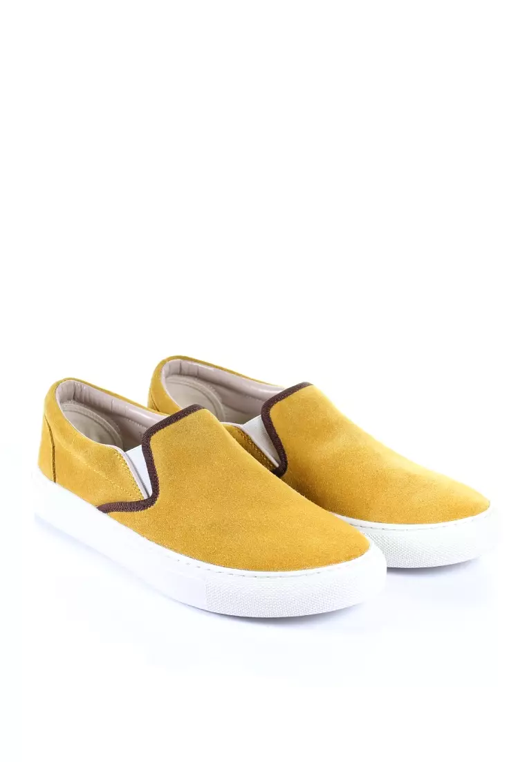 PRODUIT PARFAIT Suede Slip On Sneaker