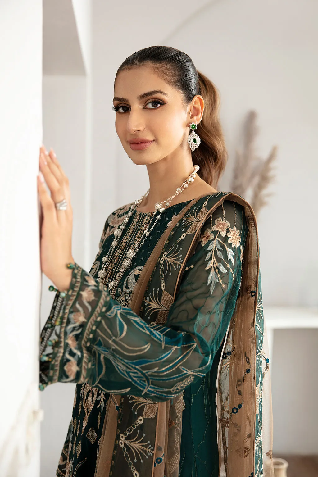 Ramsha Rangoon Vol-11 Luxury Chiffon Unstitched 3Pc Suit D-1101