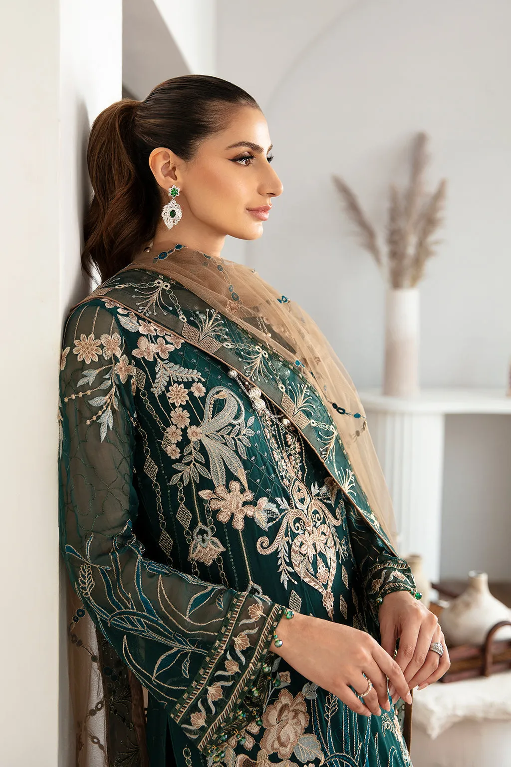 Ramsha Rangoon Vol-11 Luxury Chiffon Unstitched 3Pc Suit D-1101