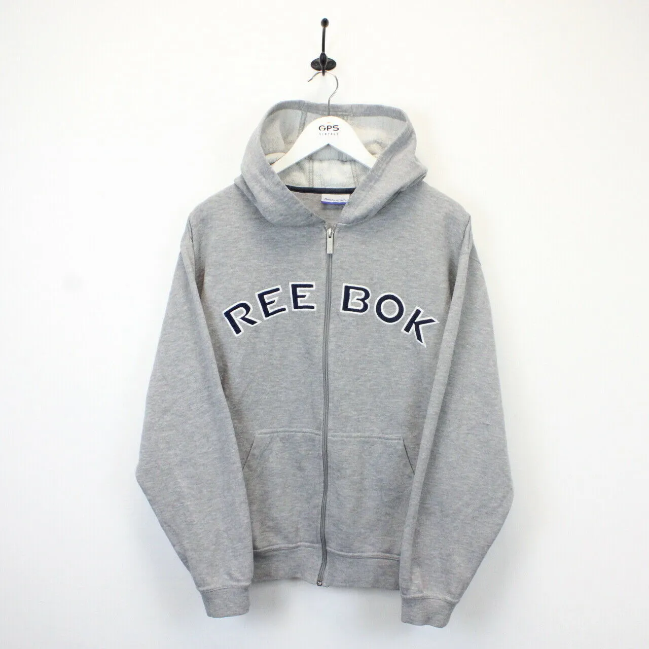 REEBOK 90s Hoodie Grey | Medium