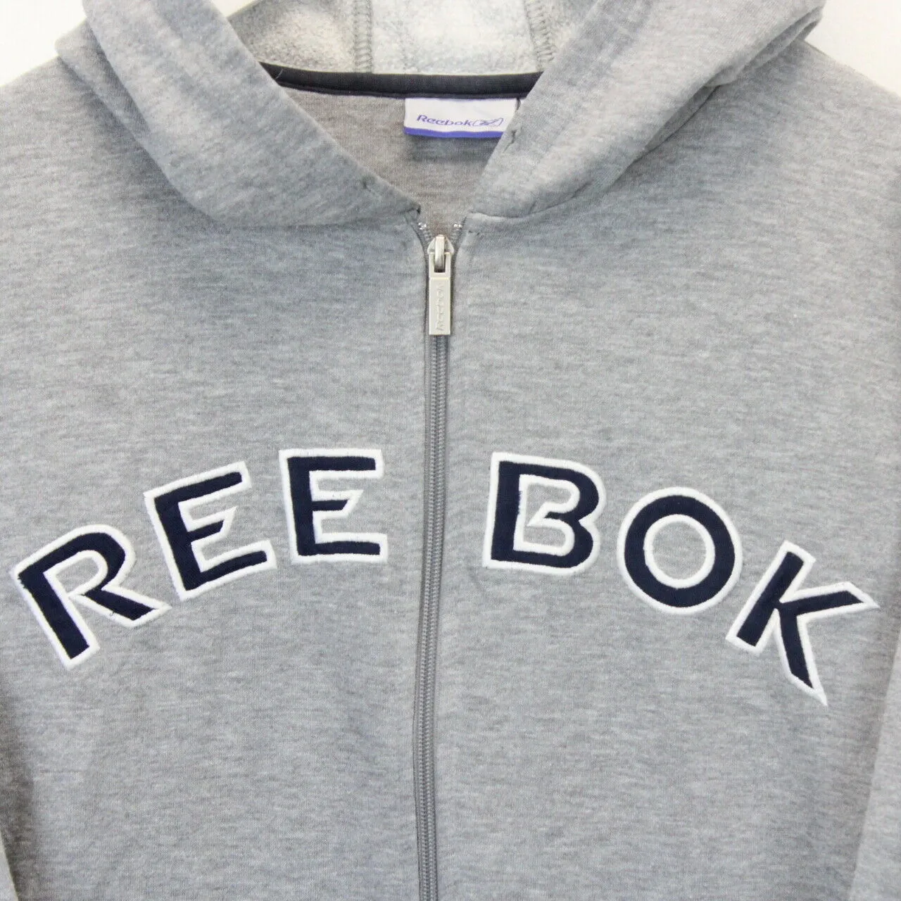 REEBOK 90s Hoodie Grey | Medium