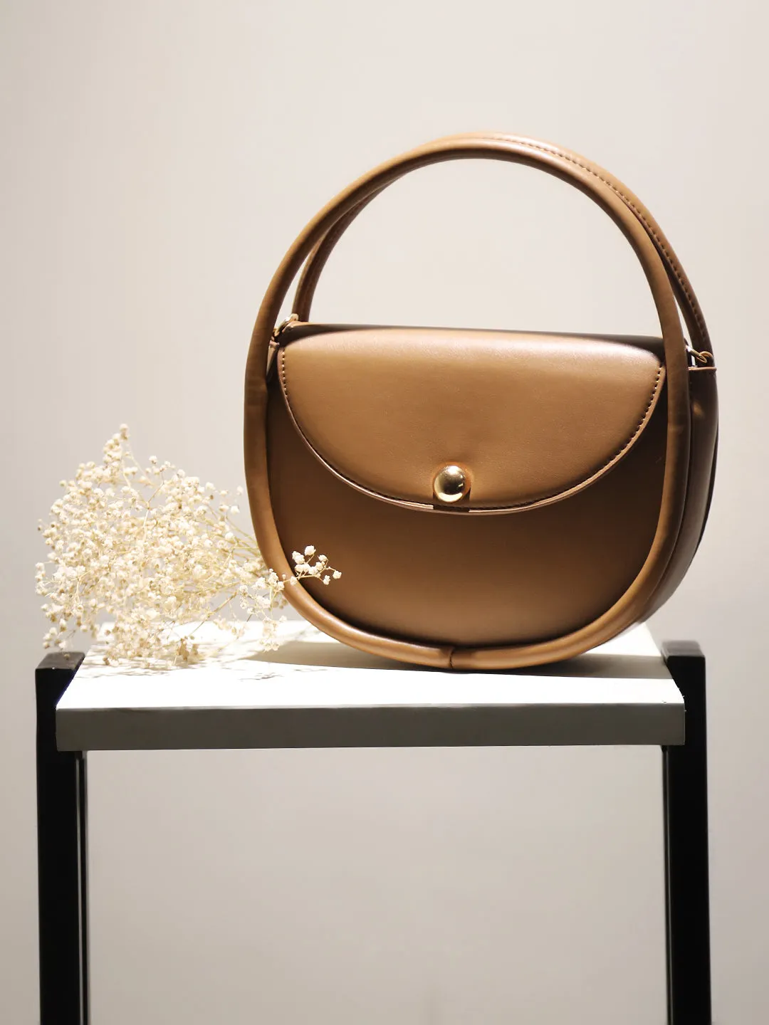 Round And Refined Chic Handbag